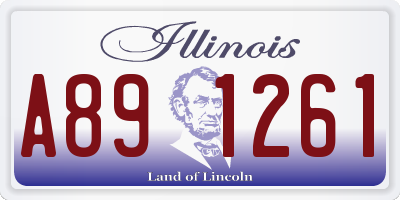 IL license plate A891261