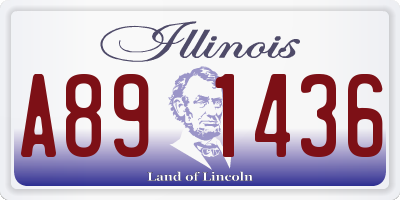 IL license plate A891436