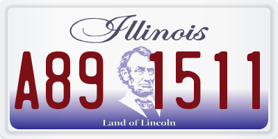 IL license plate A891511