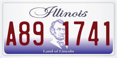 IL license plate A891741