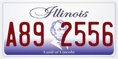 IL license plate A892556