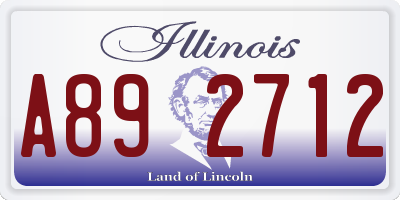 IL license plate A892712