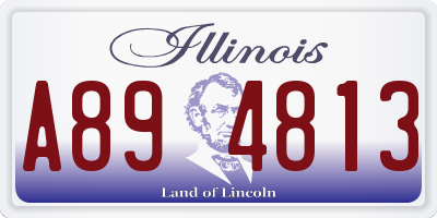 IL license plate A894813