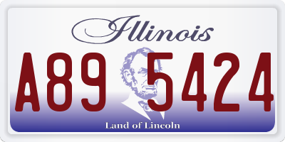IL license plate A895424