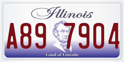 IL license plate A897904