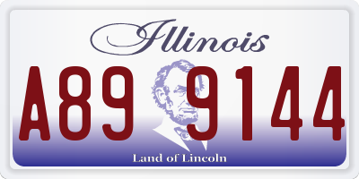 IL license plate A899144