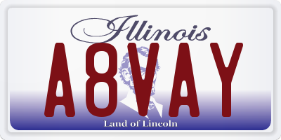 IL license plate A8VAY