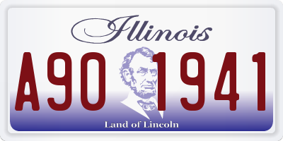 IL license plate A901941