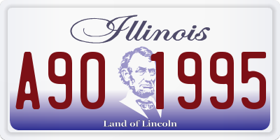 IL license plate A901995