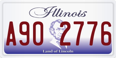 IL license plate A902776