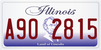 IL license plate A902815