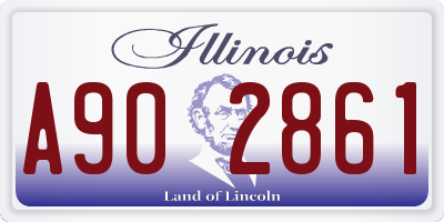 IL license plate A902861