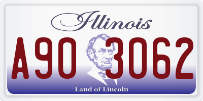 IL license plate A903062