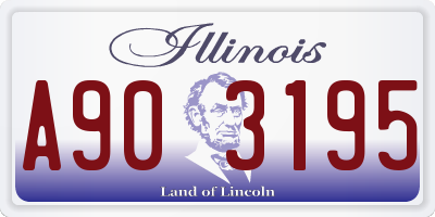IL license plate A903195