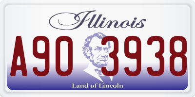 IL license plate A903938