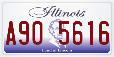 IL license plate A905616