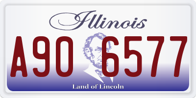IL license plate A906577