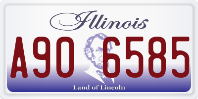 IL license plate A906585