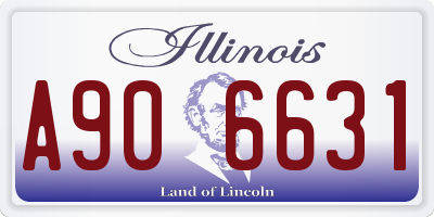 IL license plate A906631