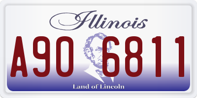 IL license plate A906811