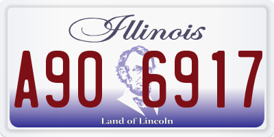 IL license plate A906917