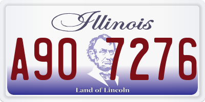 IL license plate A907276