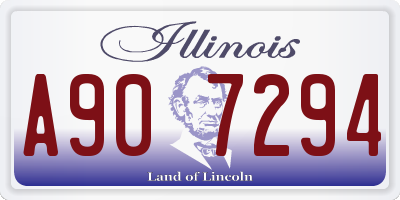 IL license plate A907294
