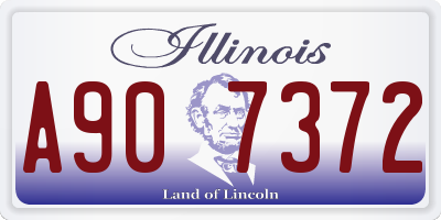 IL license plate A907372