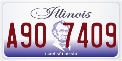 IL license plate A907409