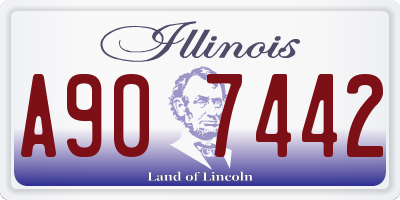 IL license plate A907442