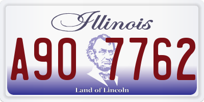 IL license plate A907762