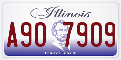 IL license plate A907909