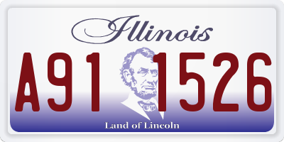 IL license plate A911526