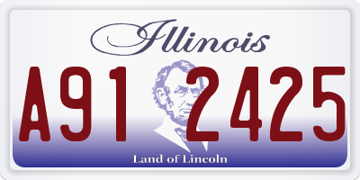 IL license plate A912425