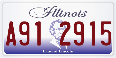IL license plate A912915