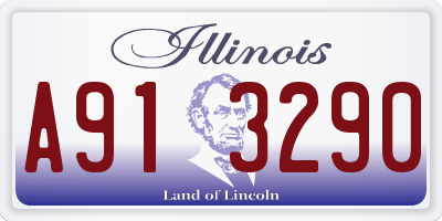 IL license plate A913290