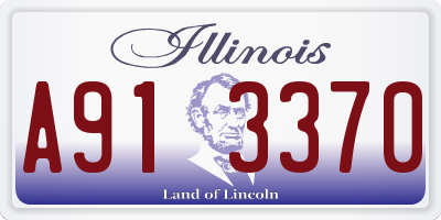 IL license plate A913370
