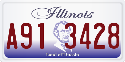IL license plate A913428
