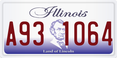 IL license plate A931064