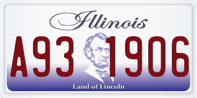 IL license plate A931906