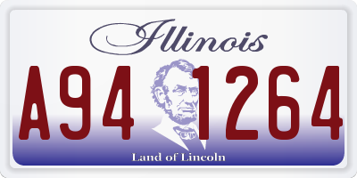 IL license plate A941264