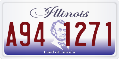 IL license plate A941271