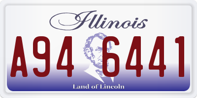 IL license plate A946441