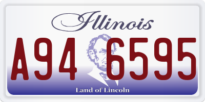 IL license plate A946595