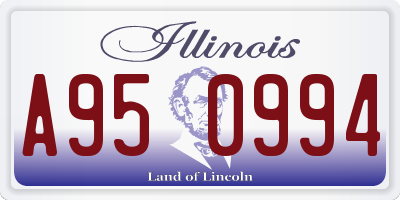 IL license plate A950994
