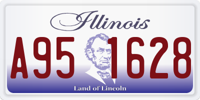 IL license plate A951628