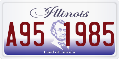 IL license plate A951985
