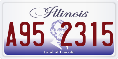 IL license plate A952315