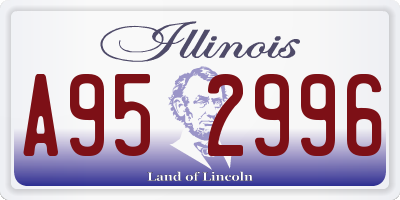 IL license plate A952996