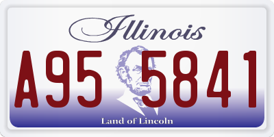 IL license plate A955841